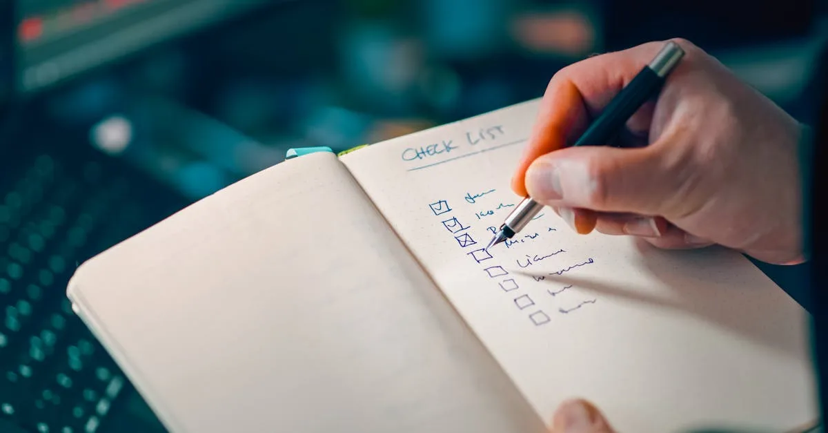 liste de contrôle pour acheteurs : guide pratique pour ne rien oublier lors de votre achat.